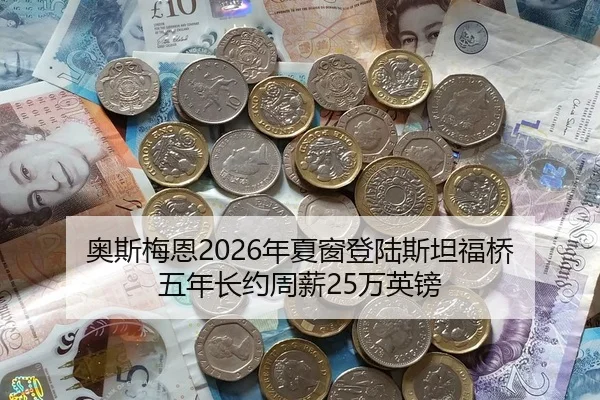 奥斯梅恩2026年夏窗登陆斯坦福桥 五年长约周薪25万英镑